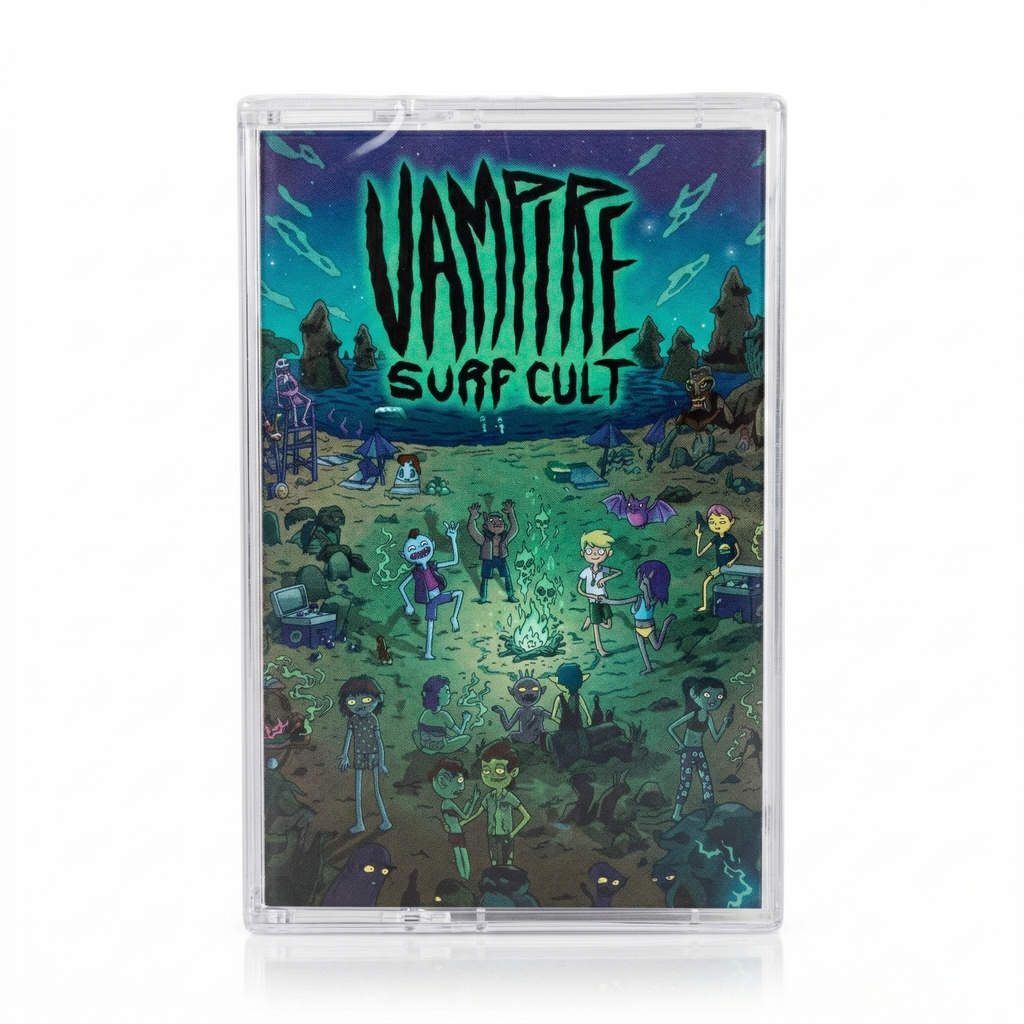 LIMITED EDITION LIVE ON BLOOD ISLAND CASSETTE TAPE